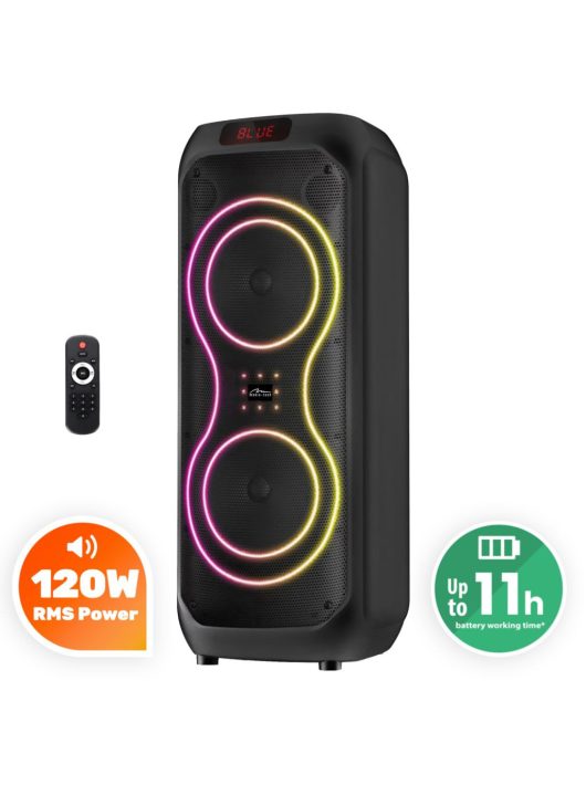 Media-Tech MT3185 BT Power Audio Max Bluetooth Black