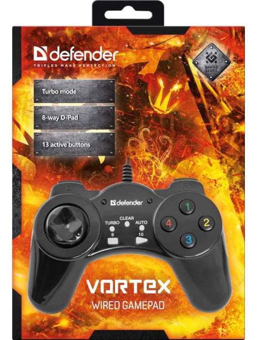Defender Vortex USB Gamepad Black