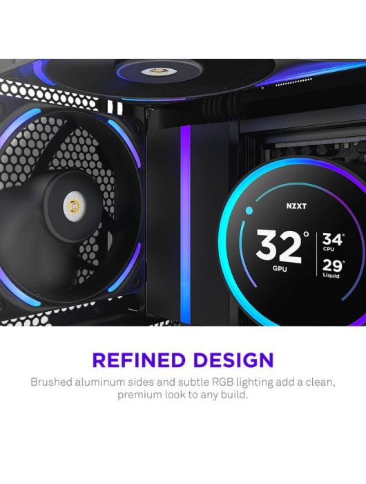 NZXT F120X 120mm Performance RGB Fan Black