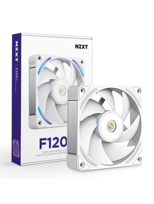 NZXT F120X 120mm Performance RGB Fan White