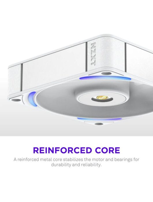 NZXT F120X 120mm Performance RGB Fan White