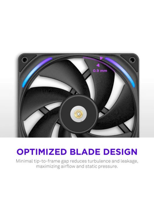 NZXT F140X 140mm Performance RGB Fan Black