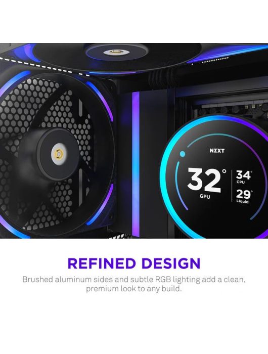 NZXT F140X 140mm Performance RGB Fan Black
