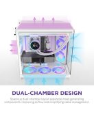 NZXT H9 Flow RGB (2025) Tempered Glass White