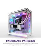 NZXT H9 Flow RGB (2025) Tempered Glass White
