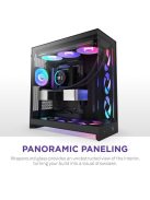 NZXT H9 Flow RGB (2025) Tempered Glass Black