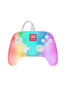   PowerA Advantage Wired Controller for Nintendo Switch 2 Gamepad Lumectra White
