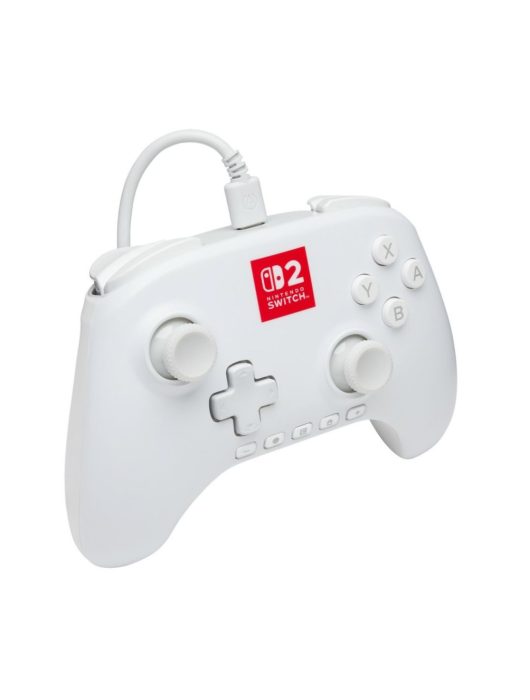 PowerA Advantage Wired Controller for Nintendo Switch 2 Gamepad Lumectra White