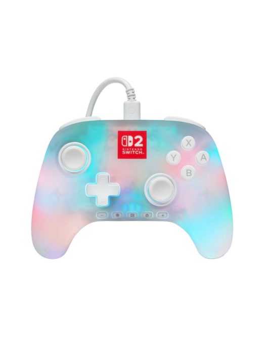 PowerA Advantage Wired Controller for Nintendo Switch 2 Gamepad Lumectra White