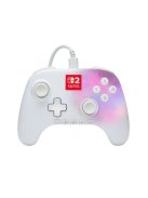 PowerA Advantage Wired Controller for Nintendo Switch 2 Gamepad Lumectra White