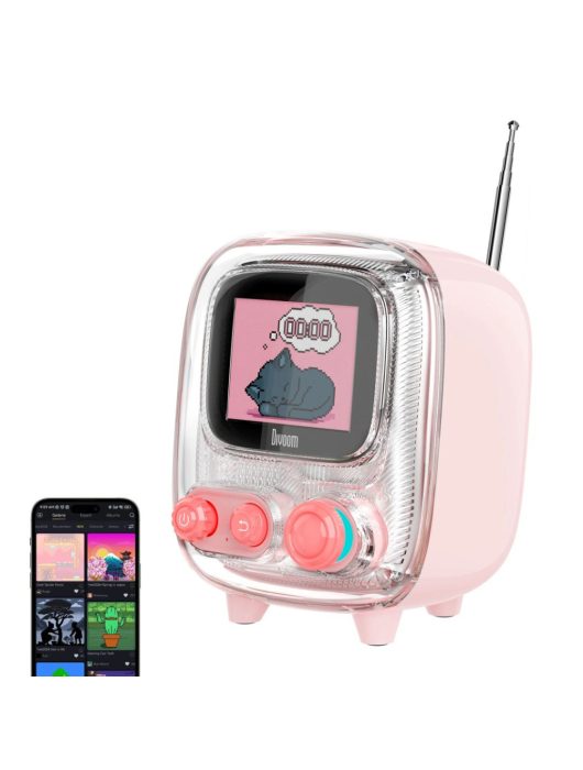 Divoom Tiivoo-2 Bluetooth Speaker Light Pink