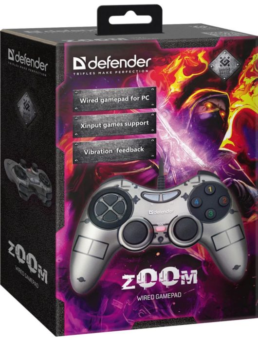 Defender Zoom USB Gamepad Grey