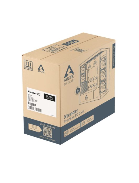 Arctic Xtender VG Clear Tempered Glass Black