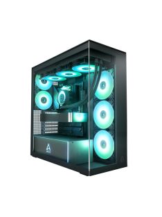 Arctic Xtender Clear Tempered Glass Black
