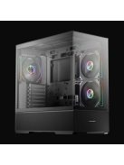 LC Power Gaming 812B Onyx Vision Tempered Glass Black