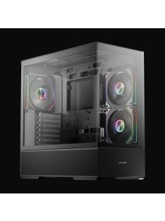 LC Power Gaming 812B Onyx Vision Tempered Glass Black