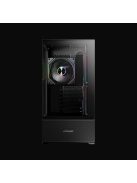 LC Power Gaming 812B Onyx Vision Tempered Glass Black