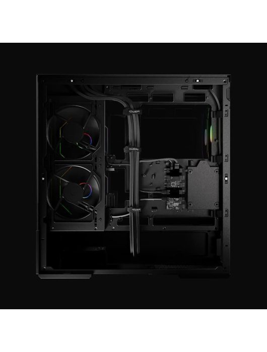 LC Power Gaming 812B Onyx Vision Tempered Glass Black