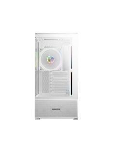 LC Power Gaming 812W Quartz Vision Tempered Glass White