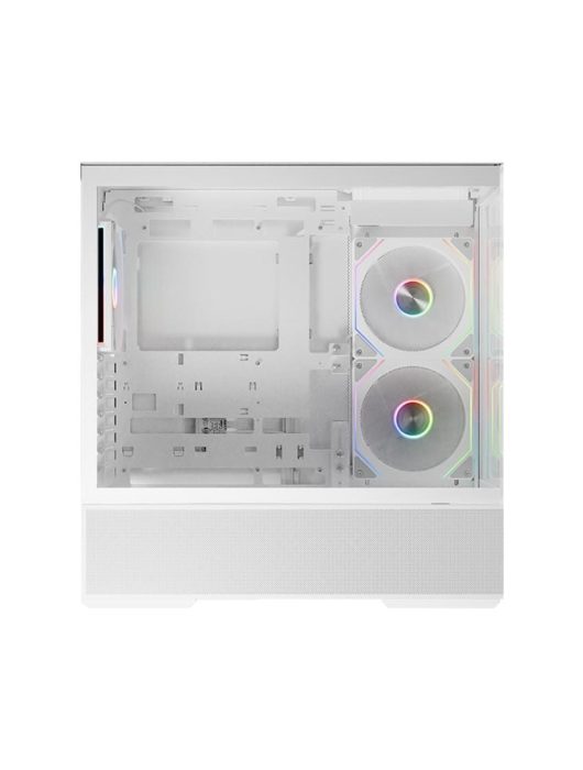 LC Power Gaming 812W Quartz Vision Tempered Glass White