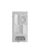 LC Power Gaming 812W Quartz Vision Tempered Glass White