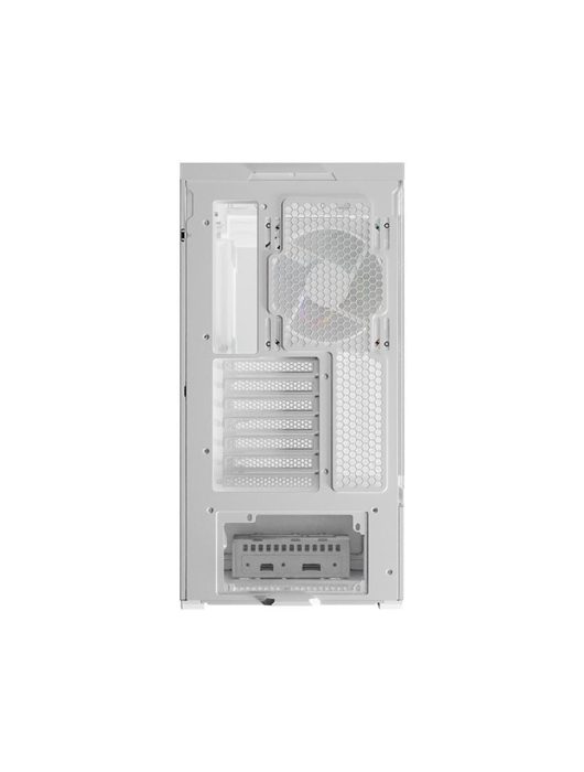 LC Power Gaming 812W Quartz Vision Tempered Glass White