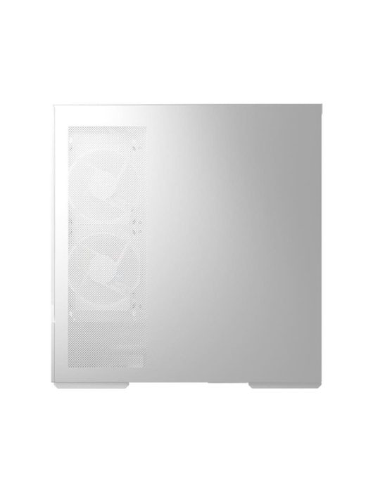 LC Power Gaming 812W Quartz Vision Tempered Glass White