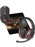 Defender Devourer MHP 006 Gaming Mouse Kit Black/Red