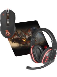Defender Devourer MHP 006 Gaming Mouse Kit Black/Red