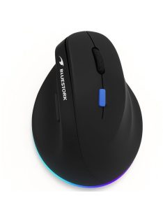 Bluestork M-WL-ERGO-LUMI-TH Wireless Mouse Black
