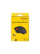DeLock Ergonomic Wireless Vertical Mouse Black