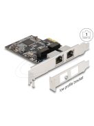 DeLock PCI Express Network Card Gigabit LAN 2xRJ45