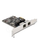 DeLock PCI Express Network Card Gigabit LAN 2xRJ45
