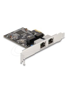 DeLock PCI Express Network Card Gigabit LAN 2xRJ45