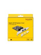DeLock PCI Express Network Card Gigabit LAN 2xRJ45