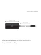 Club3D USB‑C to RJ45 10G Ethernet Black