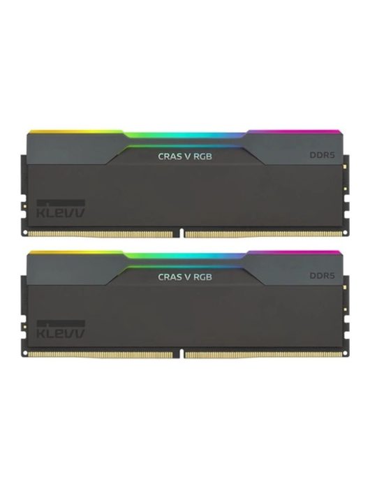 Klevv 32GB DDR5 6000MHz Kit(2x16GB) Cras V RGB for AMD Obsidian Black