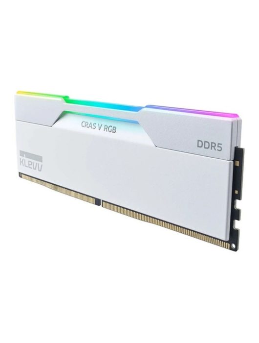 Klevv 64GB DDR5 6000MHz Kit(2x32GB) Cras V RGB Brilliant White