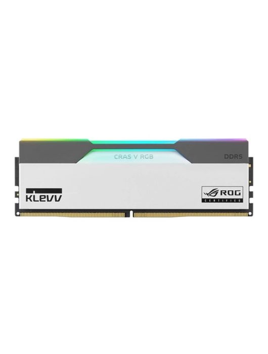Klevv 32GB DDR5 6200MHz Kit(2x16GB) Cras V RGB ROG White/Grey