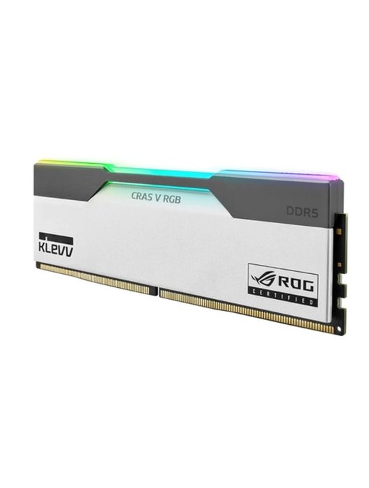 Klevv 32GB DDR5 6200MHz Kit(2x16GB) Cras V RGB ROG White/Grey