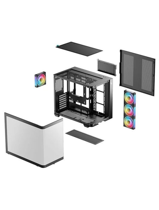 DeepCool CG530U 4F Tempered Glass Black