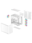 DeepCool CG530U 4F Tempered Glass White