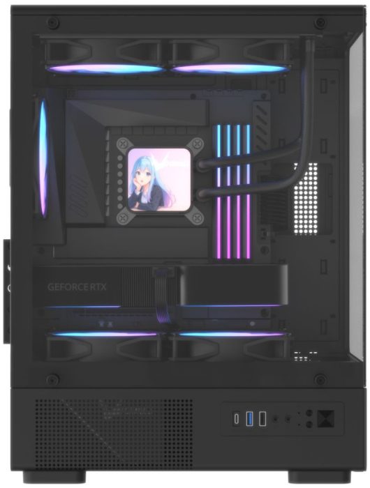 Formula Crystal Z1CM V2 Tempered Glass Black