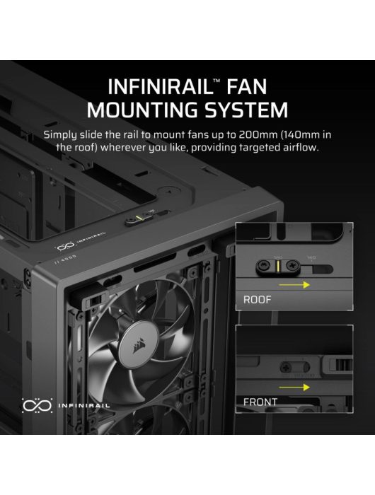 Corsair 4000D RS Tempered Glass Black/Walnut