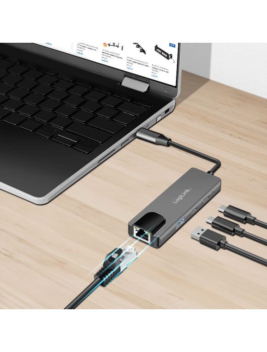 Logilink UA0432 2,5G Gigabit Ethernet Adapter Grey