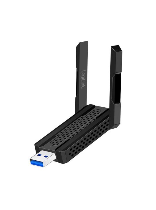 Logilink WL0250 Wi-Fi 6E 5.8 GHz USB adapter Black