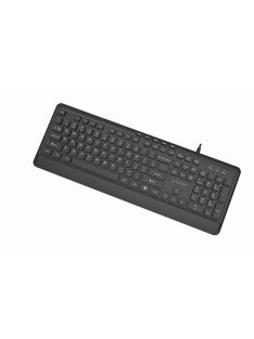 Gembird KB-MCH-05 Slim Wired Multimedia Keyboard Black US