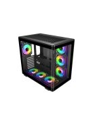 Cooler Master Elite 600 Tempered Glass Black