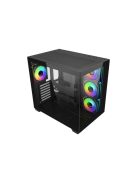 Cooler Master Elite 681 Tempered Glass Black