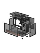 DeepCool CH260 Tempered Glass Wood